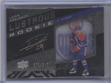 2014-15 Upper Deck Ice - UD Black Lustrous Rookies Autographs #LR-LD - Leon Draisaitl /349