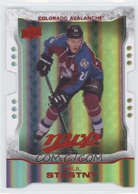 2014-15 Upper Deck MVP - [Base] - Colors & Contours Teal Die-Cut #12 - Paul Stastny