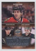 Patrick Kane, Evgeni Malkin, Josh Harding