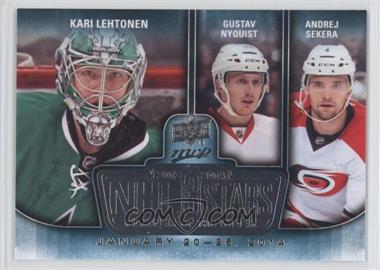 2014-15 Upper Deck MVP - NHL 3 Stars Player of the Week #3SW-01.27.14 - Kari Lehtonen, Gustav Nyquist, Andrej Sekera