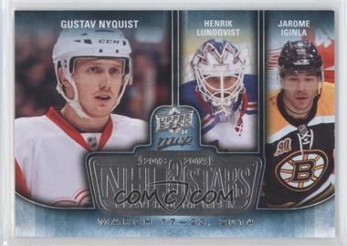 2014-15 Upper Deck MVP - NHL 3 Stars Player of the Week #3SW-03.24.14 - Gustav Nyquist, Henrik Lundqvist, Jarome Iginla