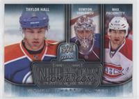 Semyon Varlamov, Taylor Hall, Max Pacioretty