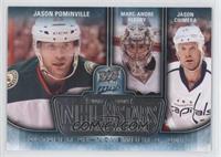 Marc-Andre Fleury, Jason Chimera, Jason Pominville