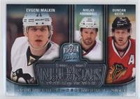 Niklas Kronwall, Evgeni Malkin, Duncan Keith