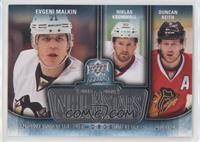 Niklas Kronwall, Evgeni Malkin, Duncan Keith