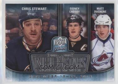 2014-15 Upper Deck MVP - NHL 3 Stars Player of the Week #3SW-12.23.13 - Sidney Crosby, Matt Duchene, Chris Stewart