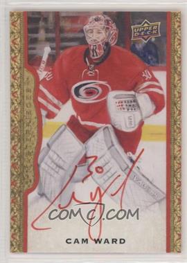 2014-15 Upper Deck Masterpieces - [Base] - Red Framed Autographs #51 - 2019-20 Upper Deck Chronology Update - Cam Ward /30