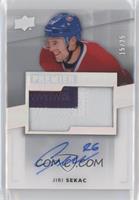 Acetate Rookie Auto-Patch - Jiri Sekac #/25