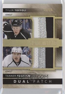 2014-15 Upper Deck Premier - Dual Jerseys - Patches #PQ2-TP - Tanner Pearson, Tyler Toffoli /15