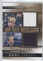 Brandon Dubinsky, Ryan Johansen #/75