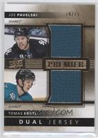 Joe Pavelski, Tomas Hertl #/75