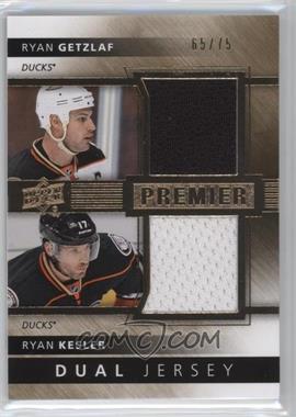 2014-15 Upper Deck Premier - Dual Jerseys #PQ2-RR - Ryan Getzlaf, Ryan Kesler /75