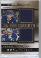 Victor Hedman, Ben Bishop #/75