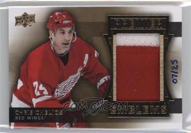 2014-15 Upper Deck Premier - Emblems #PE-CC - Chris Chelios /25