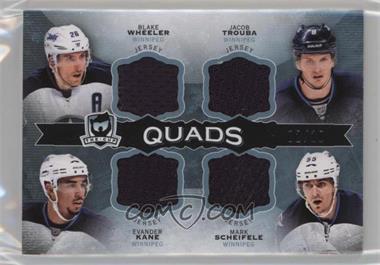 2014-15 Upper Deck The Cup - Cup Quads #C4-WIN - Blake Wheeler, Jacob Trouba, Evander Kane, Mark Scheifele /10