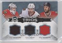 Corey Crawford, Duncan Keith, Brent Seabrook #/25