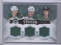 Tyler Seguin, Jason Spezza, Jamie Benn #/25