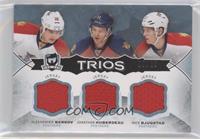 Aleksander Barkov, Jonathan Huberdeau, Nick Bjugstad #/25