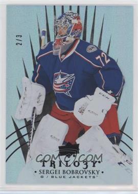 2014-15 Upper Deck Trilogy - [Base] - Radiant Black #10 - Sergei Bobrovsky /3