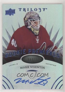 2014-15 Upper Deck Trilogy - [Base] - Radiant Blue #149 - Level 2 Rookie Premieres Autographs - Mark Visentin /225