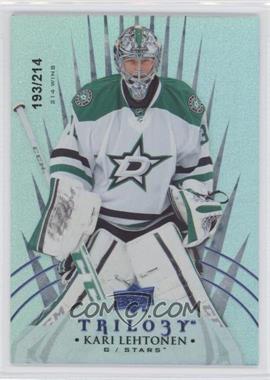 2014-15 Upper Deck Trilogy - [Base] - Radiant Blue #56 - Kari Lehtonen /214