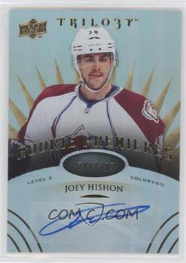 2014-15 Upper Deck Trilogy - [Base] #139 - Level 2 Rookie Premieres Autographs - Joey Hishon /399