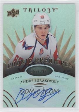 2014-15 Upper Deck Trilogy - [Base] #145 - Level 2 Rookie Premieres Autographs - Andre Burakovsky /399