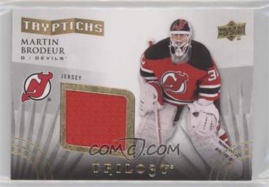 2014-15 Upper Deck Trilogy - Tryptichs - Jerseys #T-GOALIE1 - Martin Brodeur /600