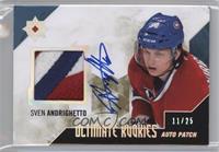 Autographed Rookie Patch - Sven Andrighetto #/25