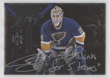 2014-15 Upper Deck Ultimate Collection - Obsidian Script #OS-CJ - Curtis Joseph