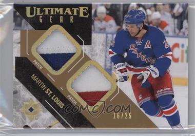 2014-15 Upper Deck Ultimate Collection - Ultimate Gear - Gold Spectrum Patch #UG-MS - Martin St. Louis /25