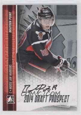 2014 In the Game Draft Prospects - Autographs - Silver #A-BPO1 - Brayden Point