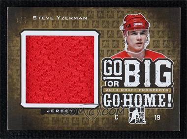 2014 In the Game Draft Prospects - Go Big or Go Home - Gold #BIG-10 - Steve Yzerman /1