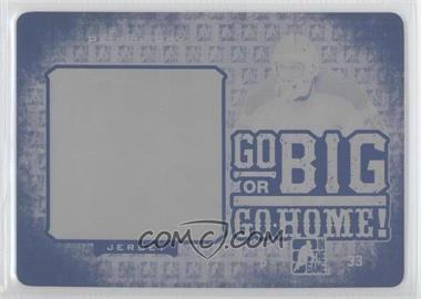 2014 In the Game Draft Prospects - Go Big or Go Home - Printing Plate Black #BIG-7 - Patrick Roy /1