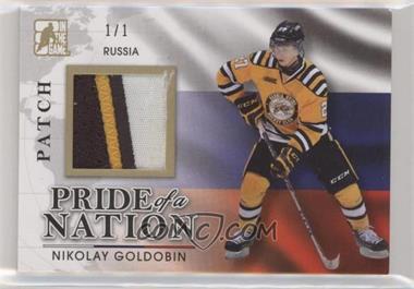 2014 In the Game Draft Prospects - Pride of a Nation - Gold Patches #PN-7 - Nikolay Goldobin /1