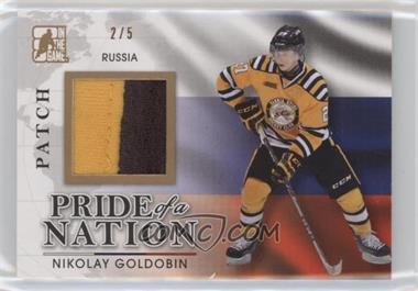 2014 In the Game Draft Prospects - Pride of a Nation - Silver Patches #PN-7 - Nikolay Goldobin /5