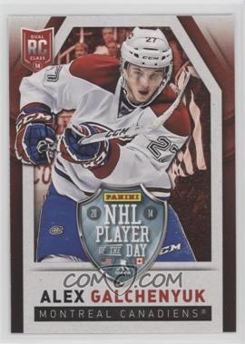 2014 Panini NHL Player of the Day - Dual RC Class #RC3 - Alex Galchenyuk