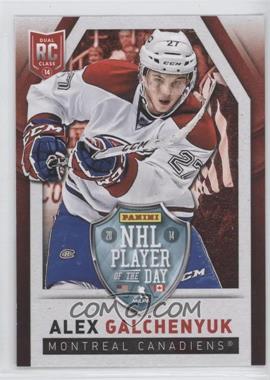 2014 Panini NHL Player of the Day - Dual RC Class #RC3 - Alex Galchenyuk