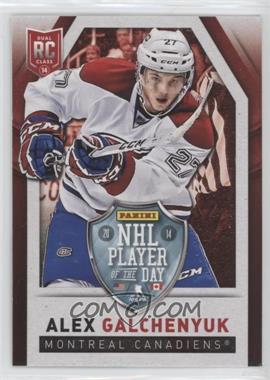 2014 Panini NHL Player of the Day - Dual RC Class #RC3 - Alex Galchenyuk