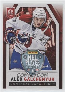 2014 Panini NHL Player of the Day - Dual RC Class #RC3 - Alex Galchenyuk