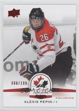 2014 Upper Deck Team Canada Juniors - [Base] - Exclusives #6 - Alexis Pepin /199
