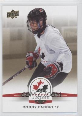 2014 Upper Deck Team Canada Juniors - [Base] - Gold Sepia #3 - Robby Fabbri