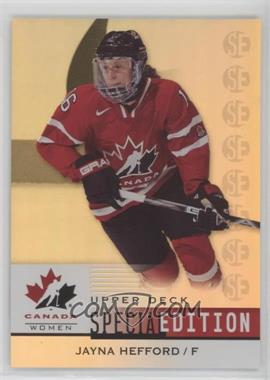 2014 Upper Deck Team Canada Juniors - SE - Gold #SE-54 - Jayna Hefford