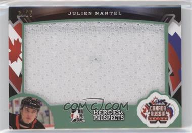 2015-16 Leaf In the Game Heroes & Prospects - Canada-Russia Series Jerseys - Emerald #CR-08 - Julien Nantel /25 [Noted]