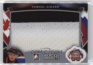 2015-16 Leaf In the Game Heroes & Prospects - Canada-Russia Series Jerseys - Silver #CR-22 - Samuel Girard /5