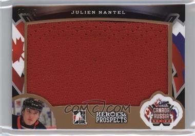 2015-16 Leaf In the Game Heroes & Prospects - Canada-Russia Series Jerseys #CR-08 - Julien Nantel /45