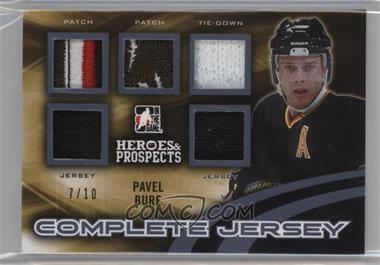 2015-16 Leaf In the Game Heroes & Prospects - Complete Jersey Hero - Platinum #CJH-07 - Pavel Bure /10