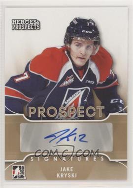 2015-16 Leaf In the Game Heroes & Prospects - Prospect Autographs #PS-JK1 - Jake Kryski