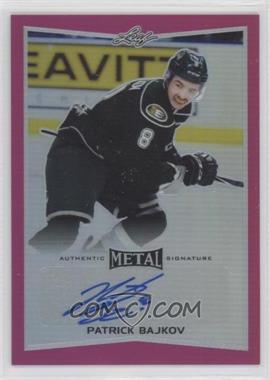 2015-16 Leaf Metal - [Base] - Pink Prismatic #BA-PB1 - Patrick Bajkov /10