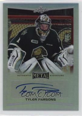 2015-16 Leaf Metal - [Base] - Silver Prismatic #BA-TP1 - Tyler Parsons